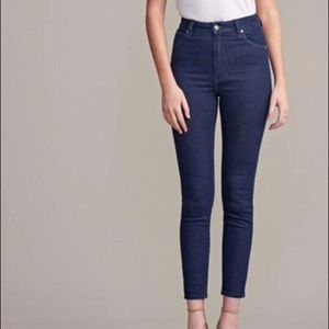 Rollas Eastcoast Ankle skinny jeans (Dark blue)